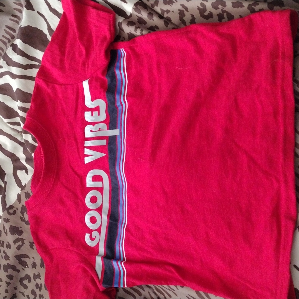 GOOD VIBES BOYS SIZE 3T POSITIVE AWESOME 😎 SHIRT